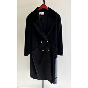 Perlette Women's Black Wool Coat Size 2X #101202